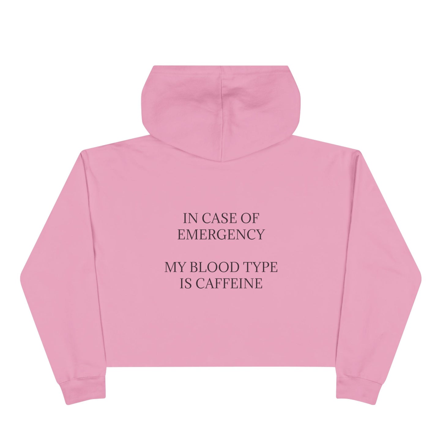 Blood Type Women's Crop Hoodie