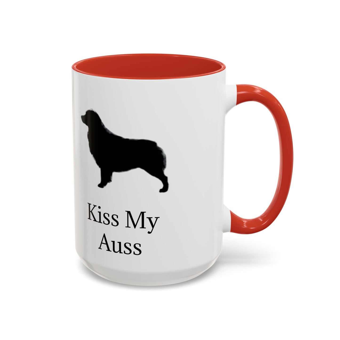 Kiss My Auss 2-Tone Coffee Mug