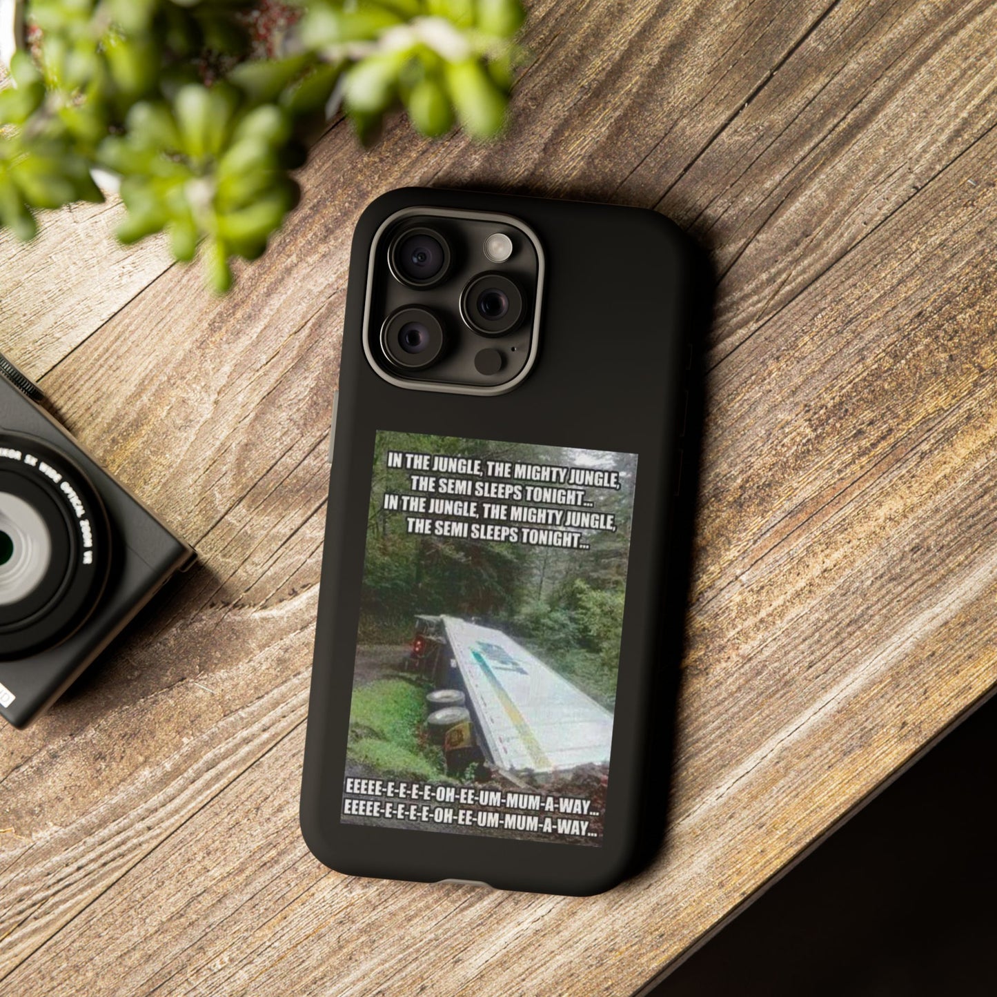 Semi Sleeps iPhone Case