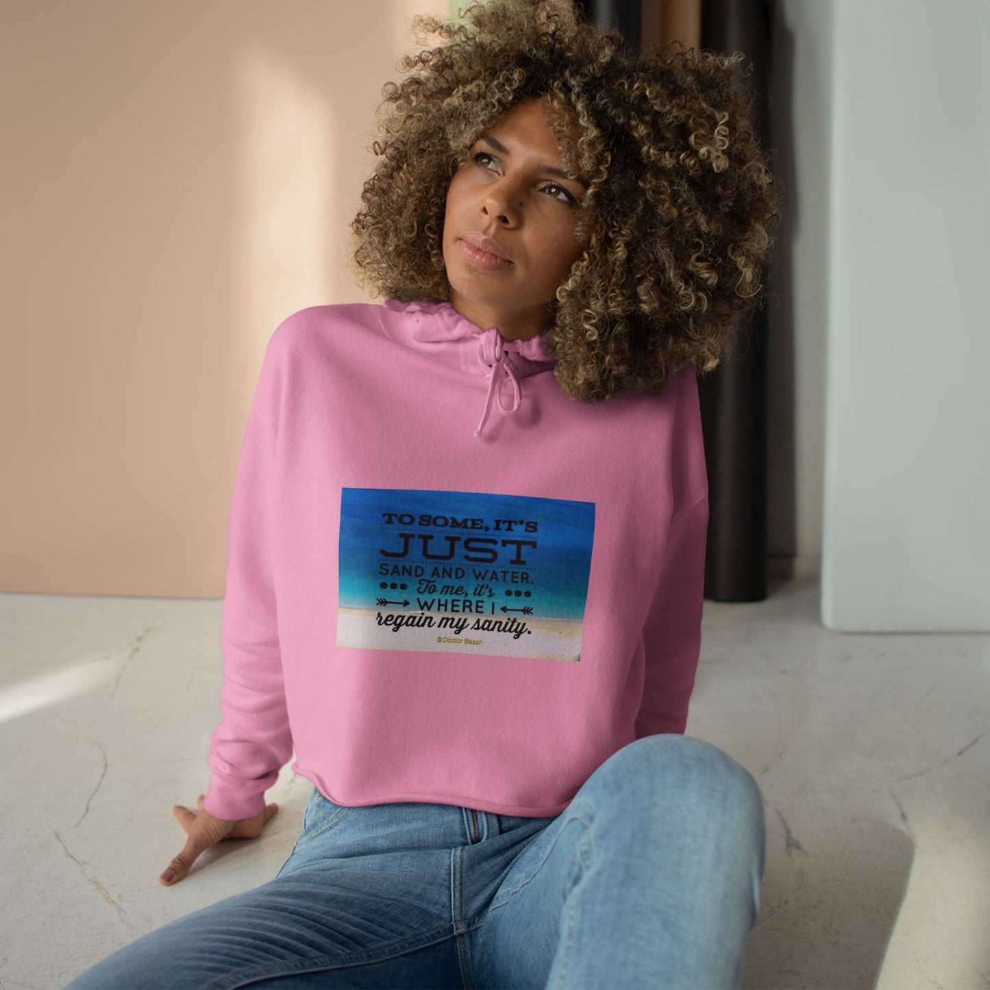 Dr. Beach Women's Crop Hoodie