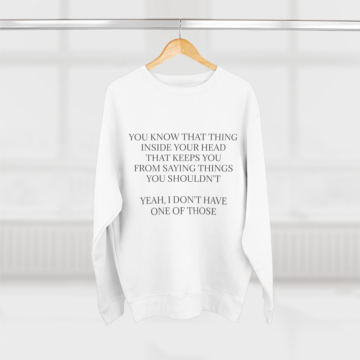 No Filter Unisex Crewneck Sweatshirt