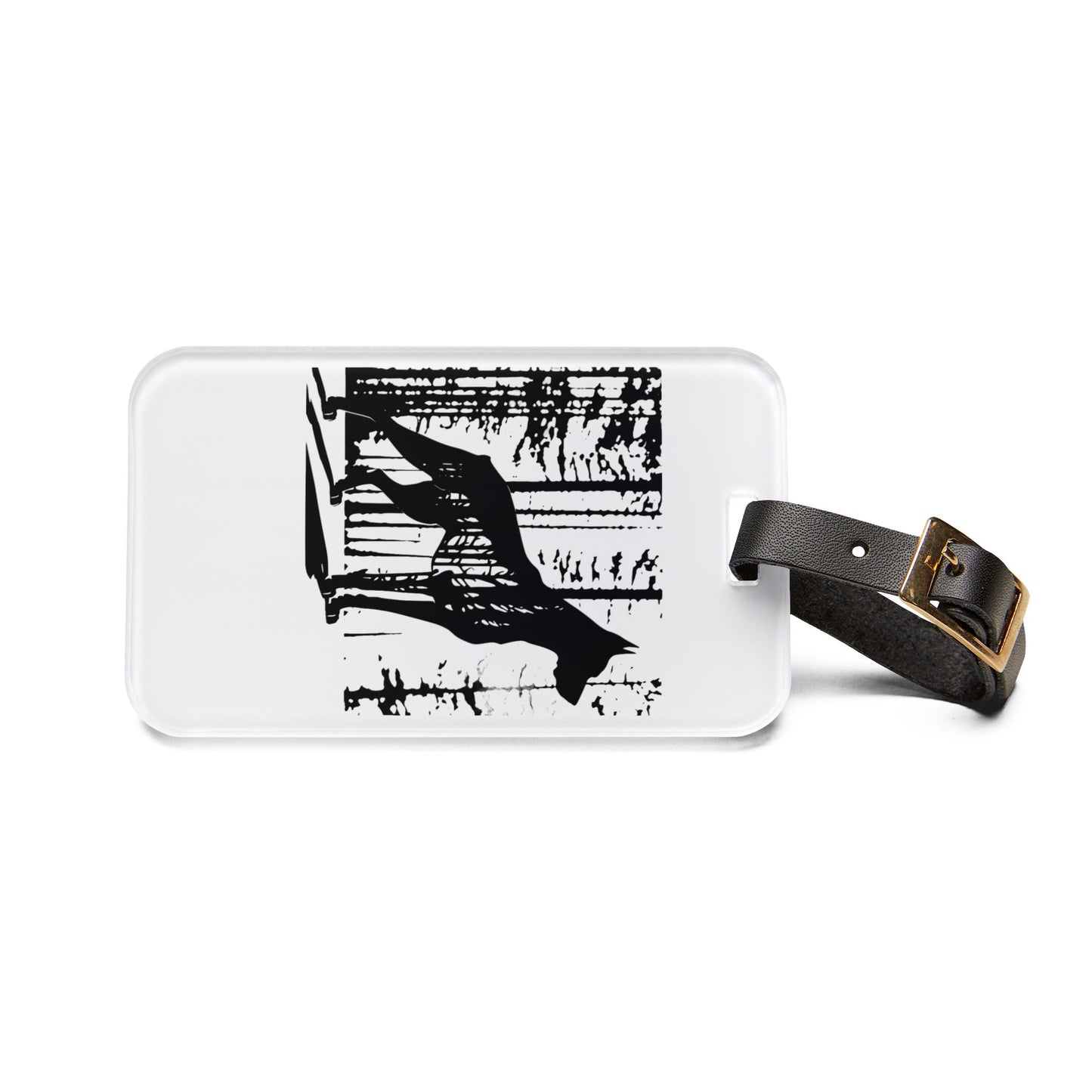 Guardian Of The Forest Leather Strap Luggage Tag
