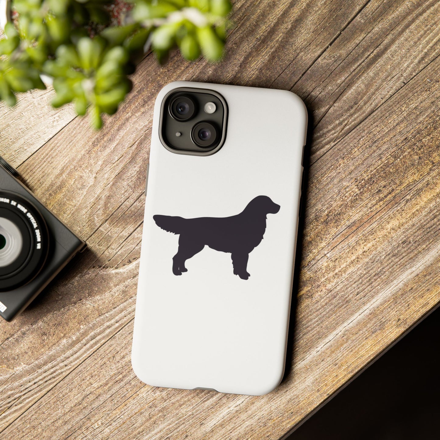 Golden Silhouette iPhone Case