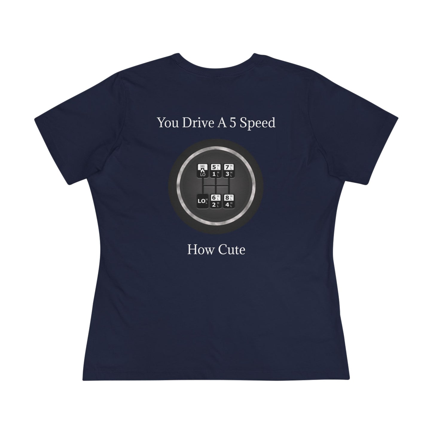 5 Speed How Cute Women's Short Sleeve Crewneck Tee