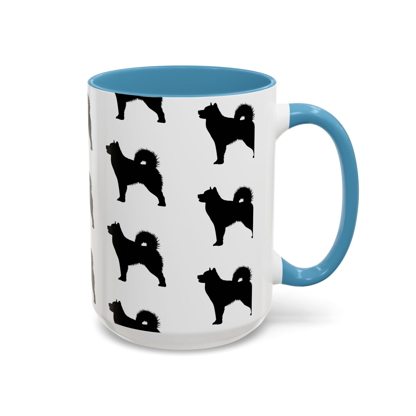 Malamute Silhouette 2-Tone Coffee Mug