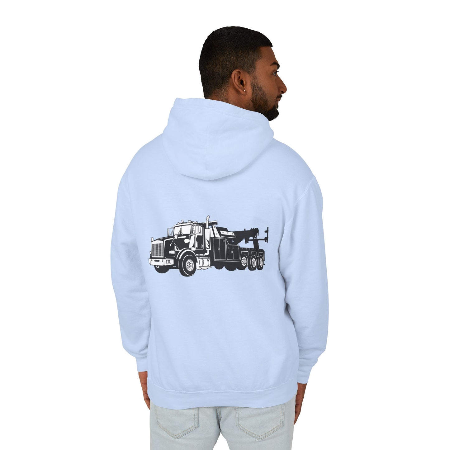Heavy Tow Truck Unisex Lightweight Hoodie