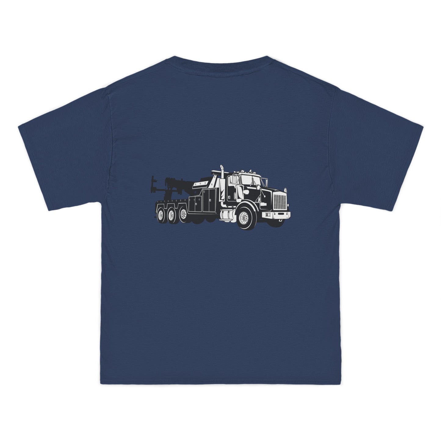 Heavy Tow Truck Men's Short-Sleeve Crewneck Tee