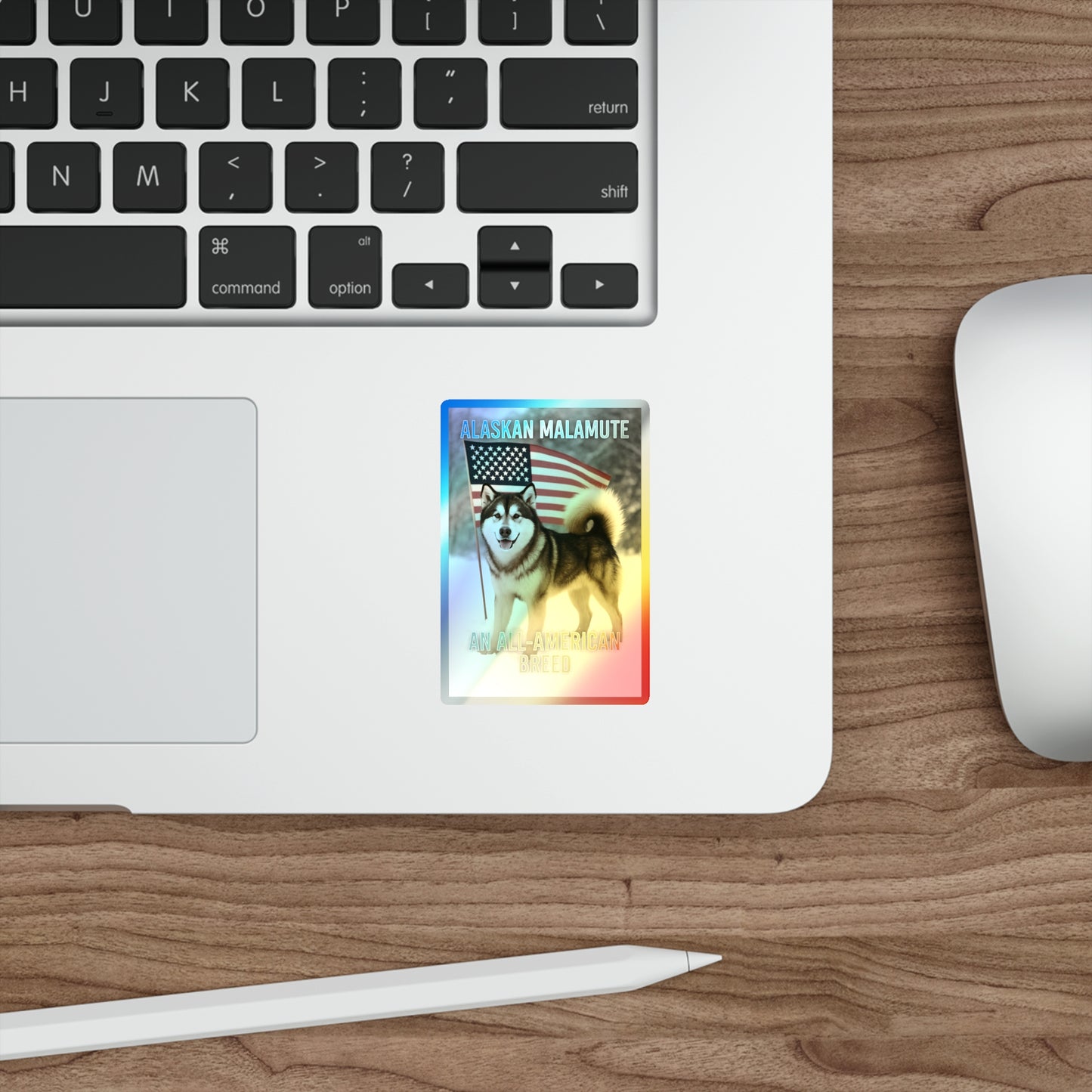 All-American Breed Holographic Sticker