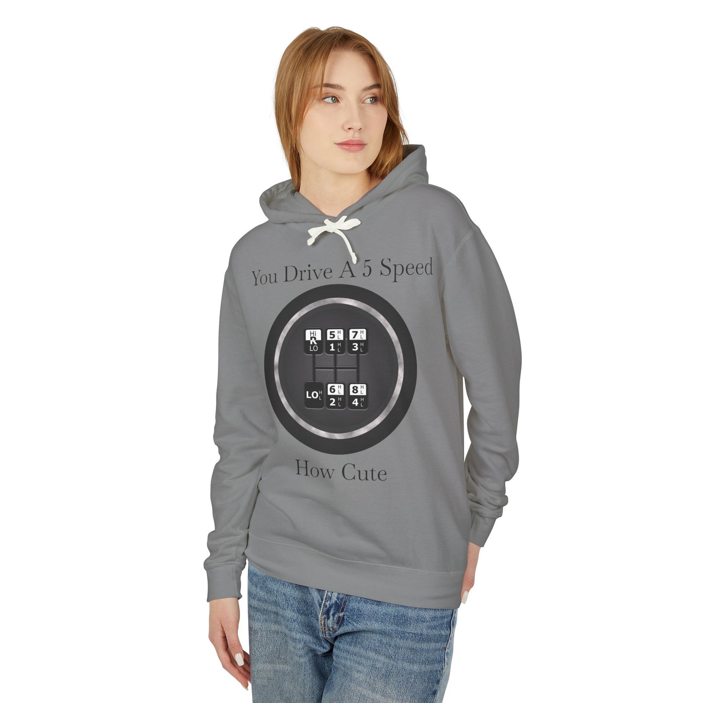 5 Speed How Cute Unisex Lightweight Hoodie