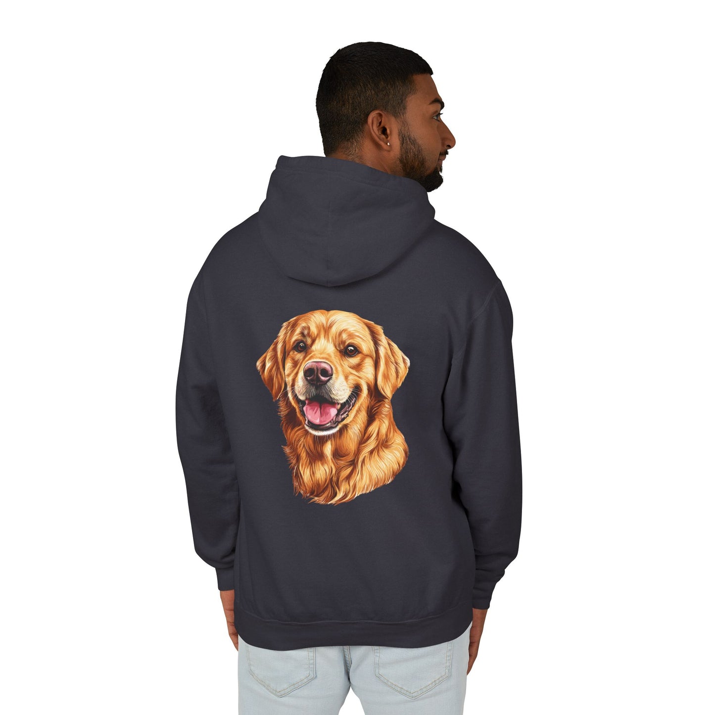 Golden Head Unisex Lightweight Hoodie