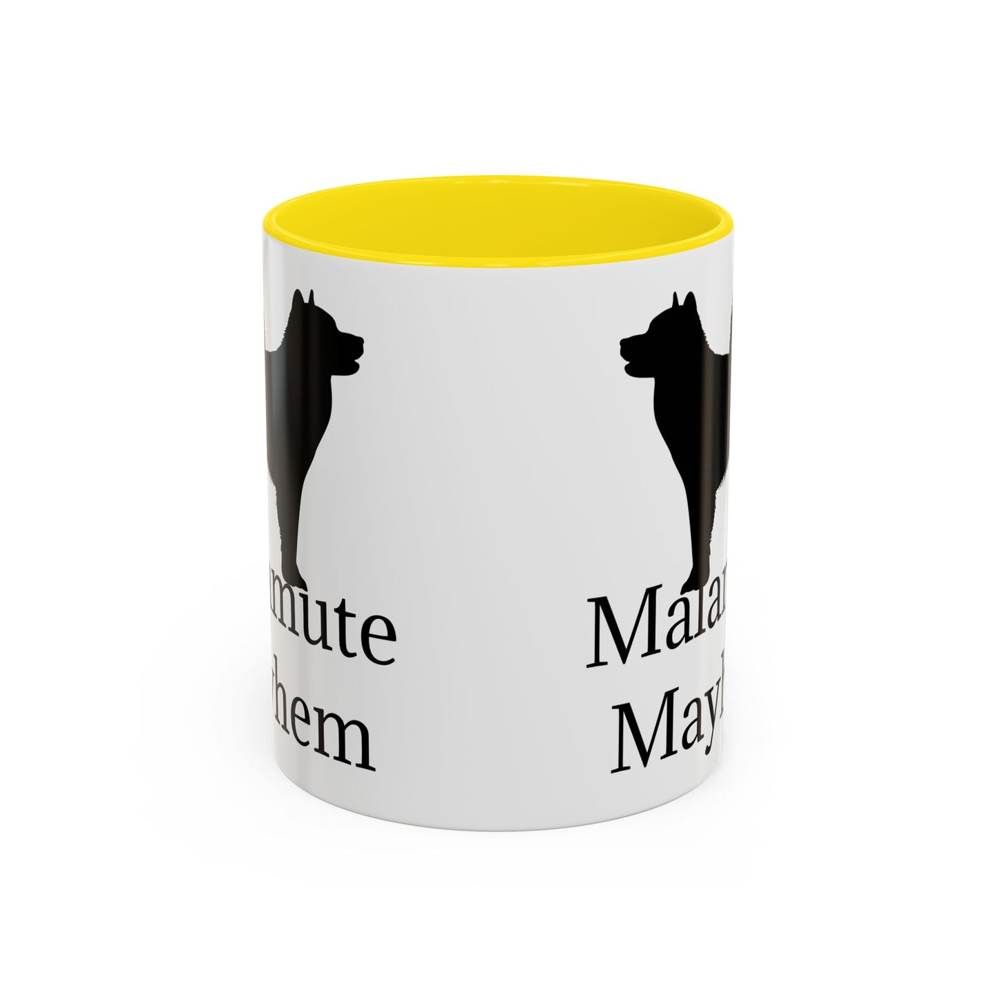 Malamute Mayhem 2-Tone Coffee Mug