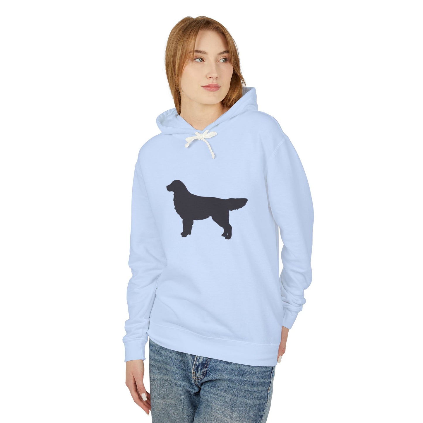 Golden Silhouette Unisex Lightweight Hoodie