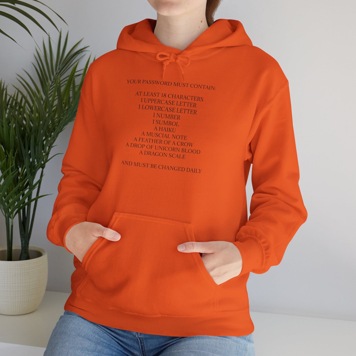 Password Unisex Hoodie
