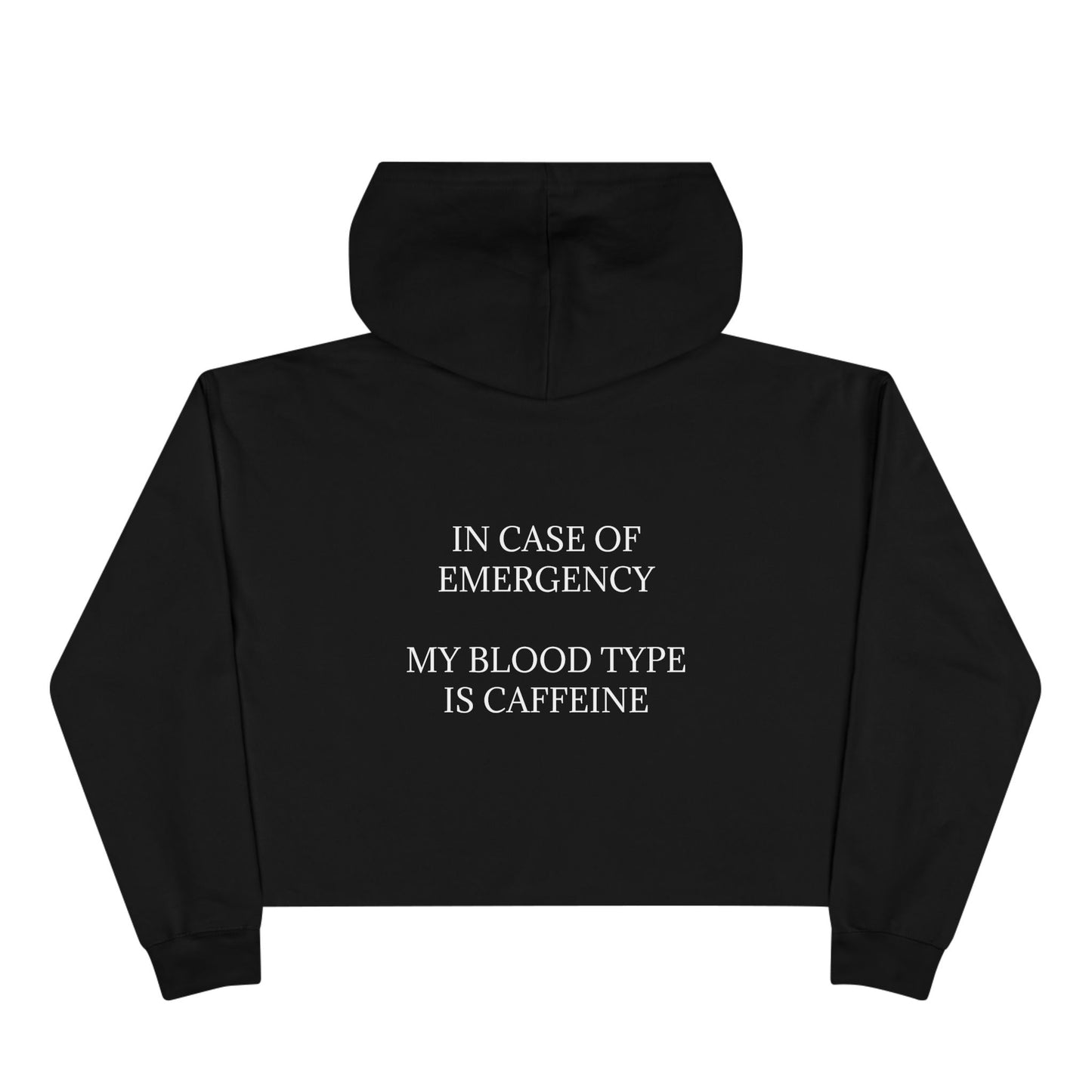 Blood Type Women's Crop Hoodie