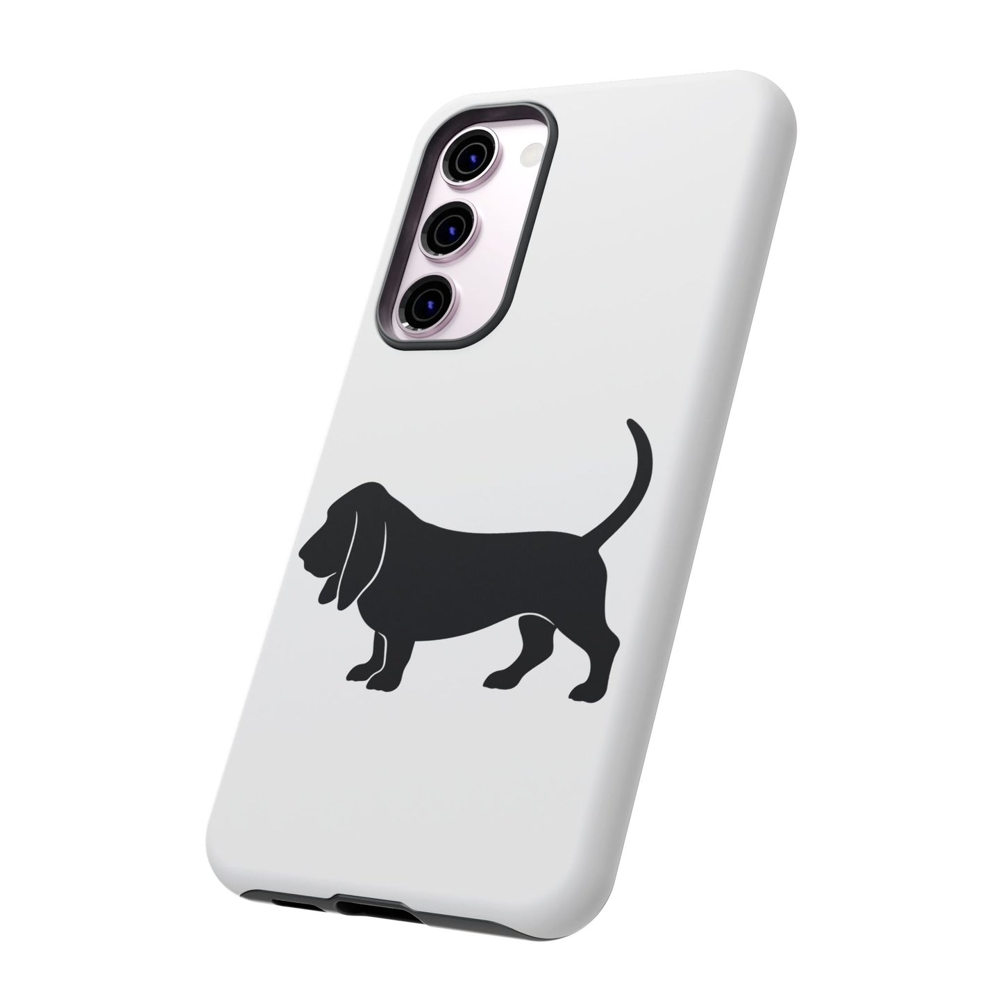 Basset Hound Silhouette Samsung Case
