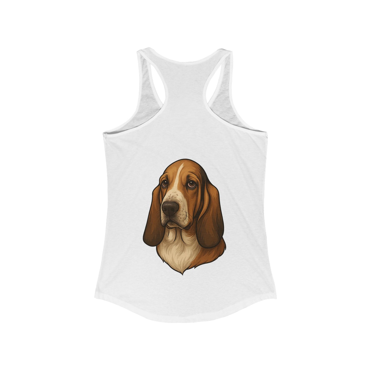 Basset Hound Head Women's Racerback Tank