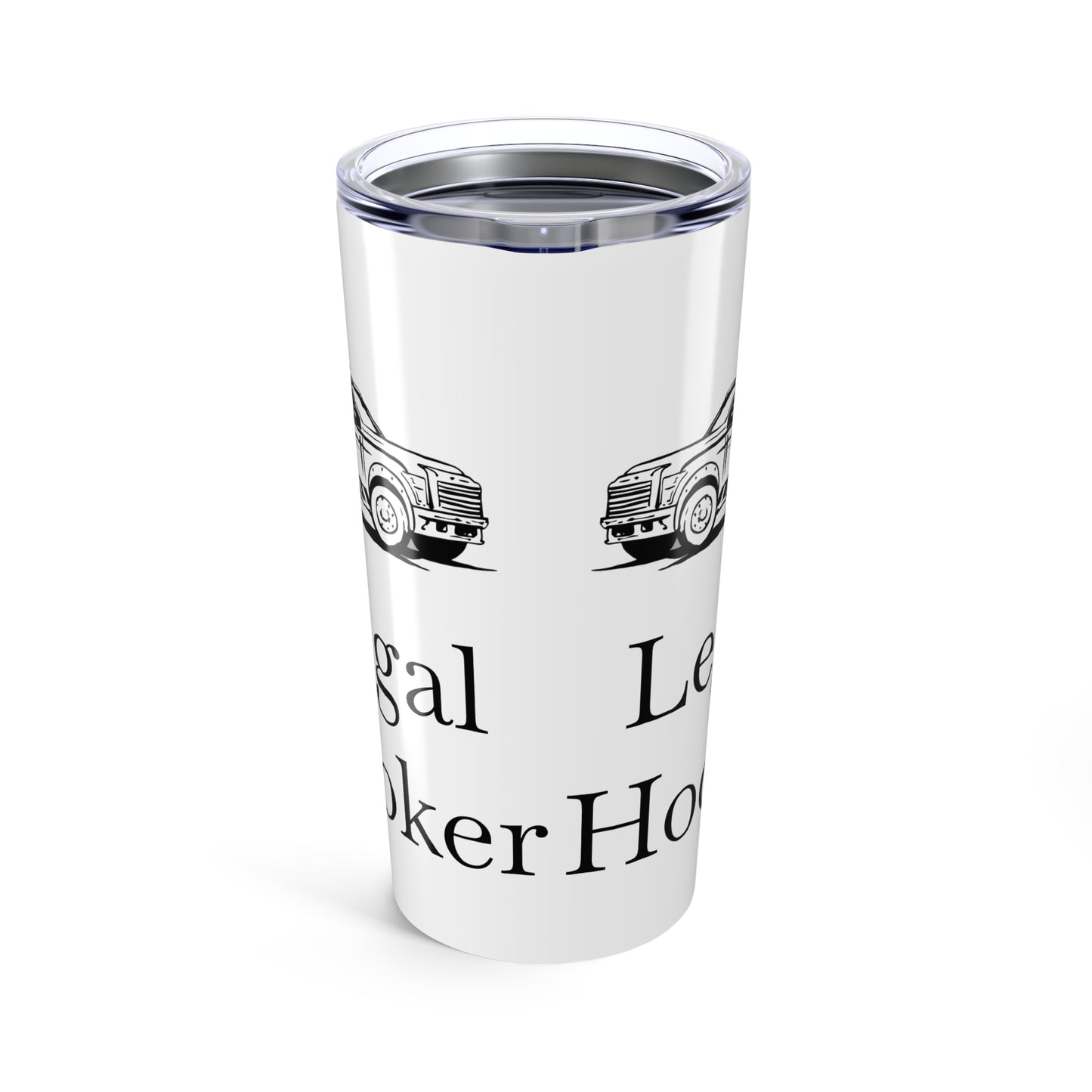 Legal H**ker Wheel Lift Tow Truck Tumbler