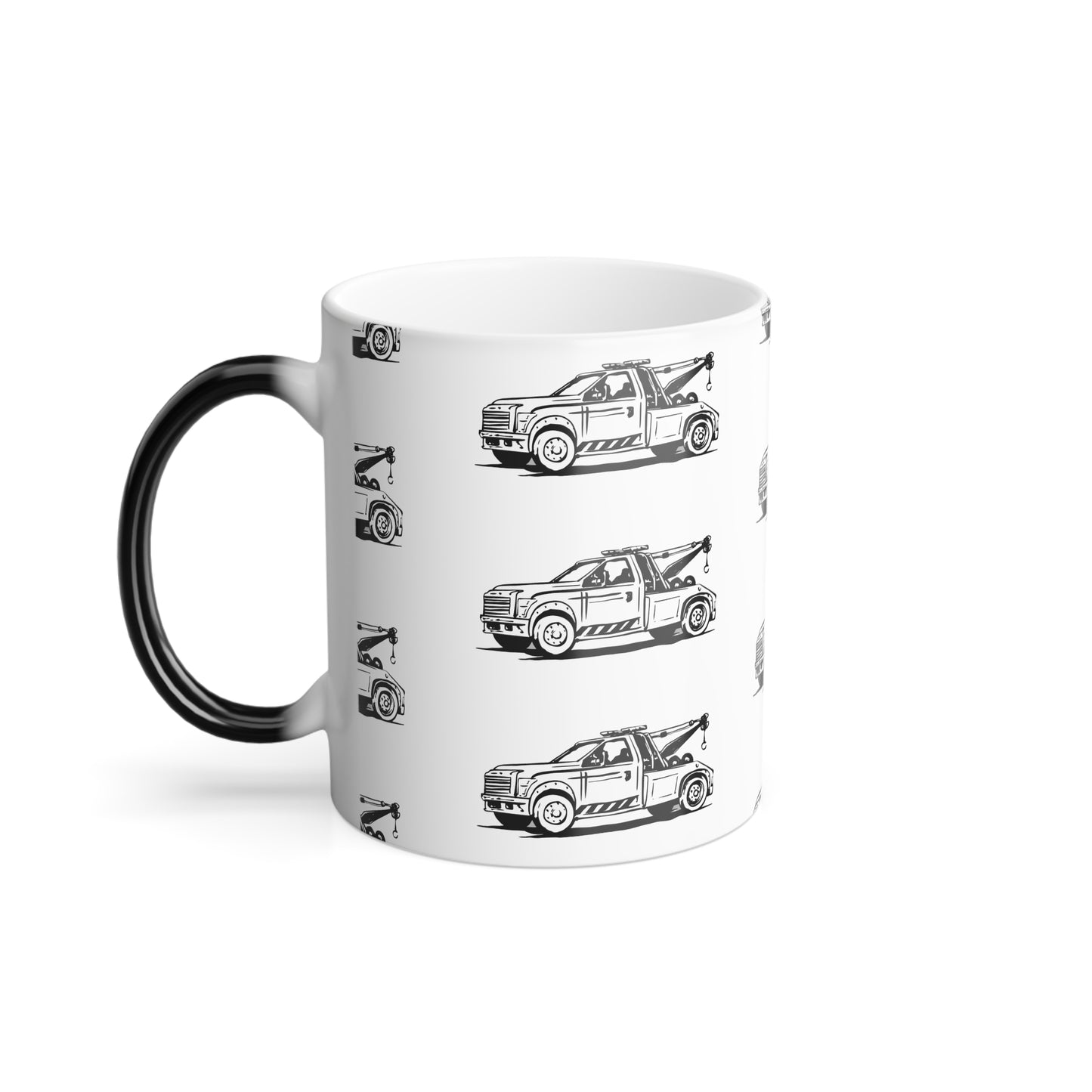 Wheel Lift Tow Truck Color Changing Mug