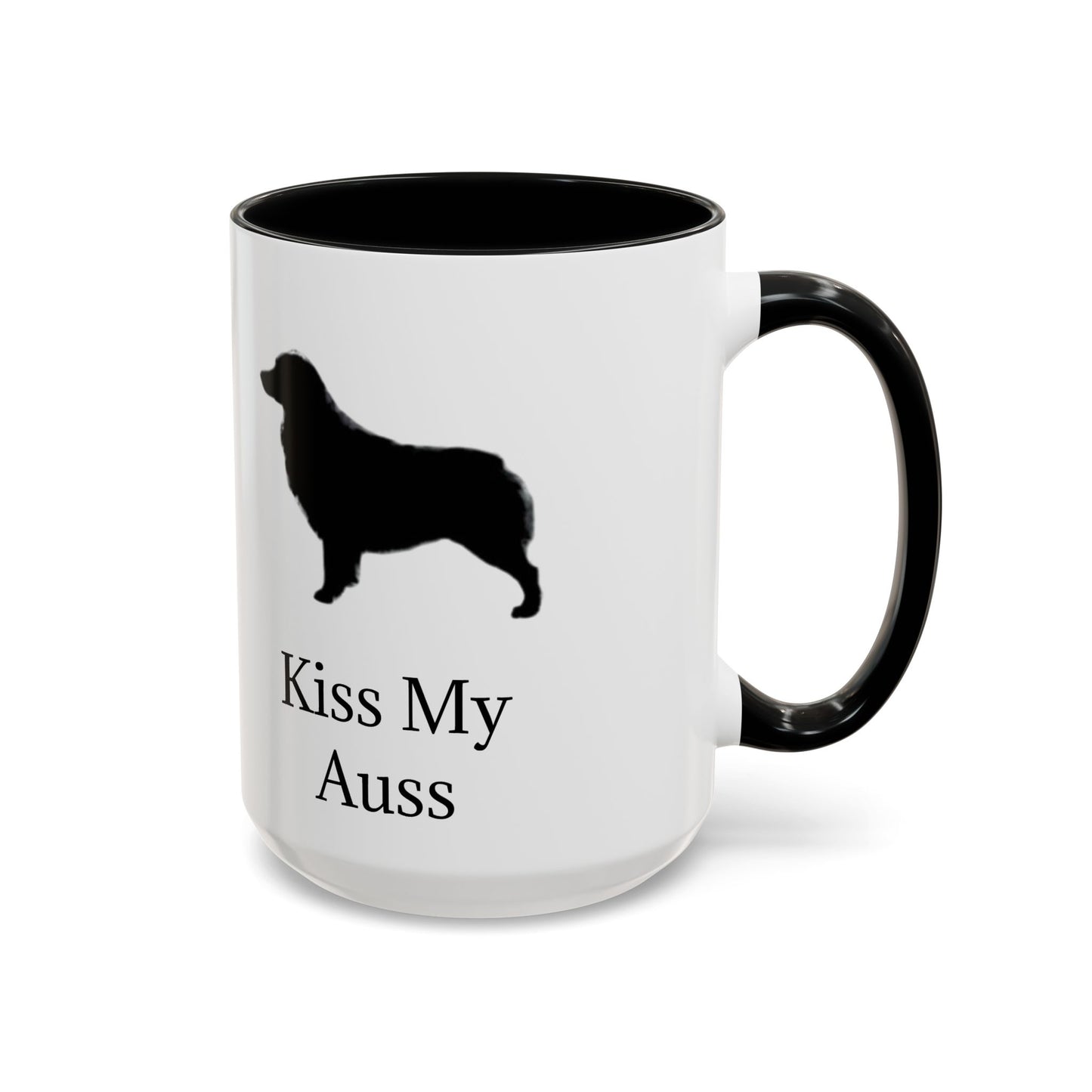 Kiss My Auss 2-Tone Coffee Mug
