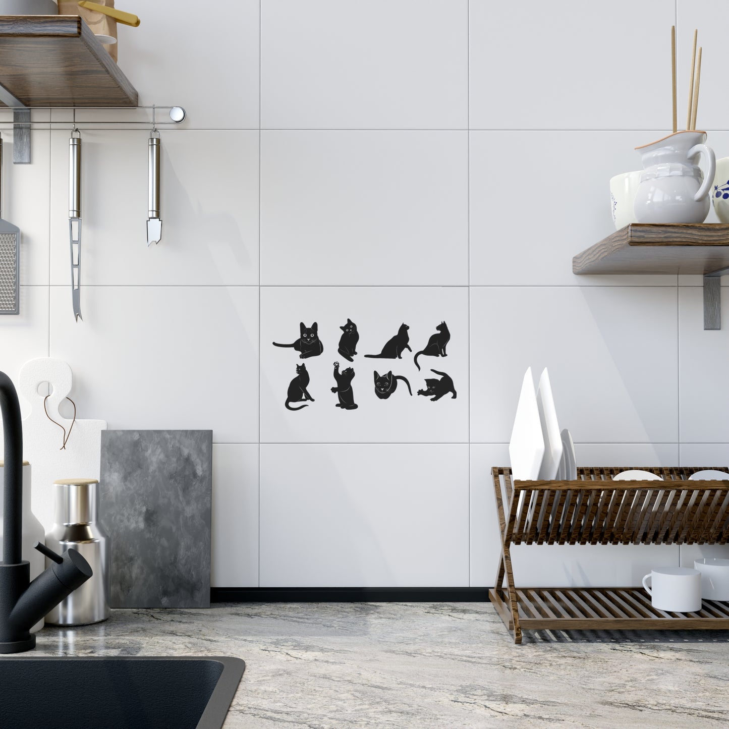 Cats Ceramic Photo Tile