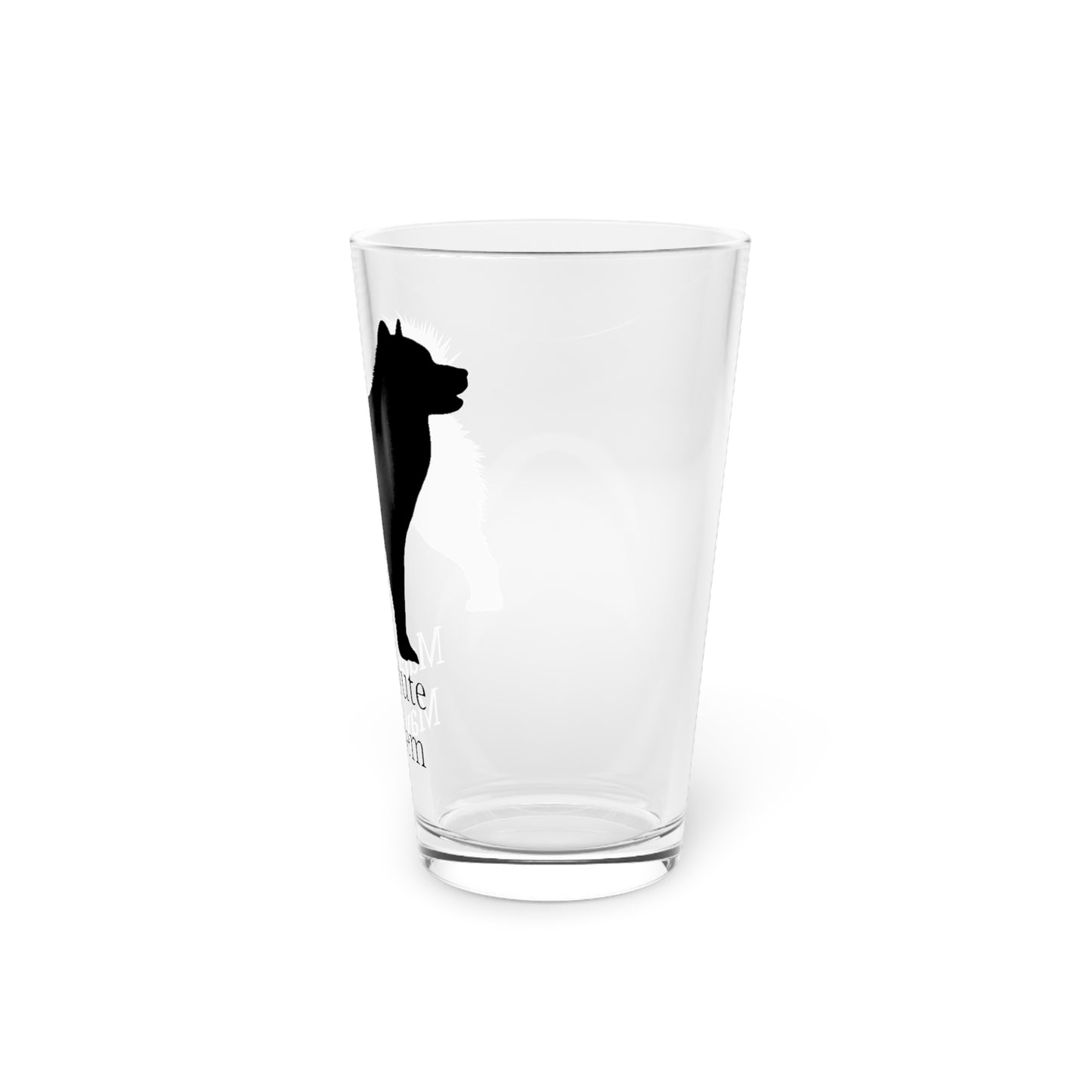 Malamute Mayhem Drinking Glass