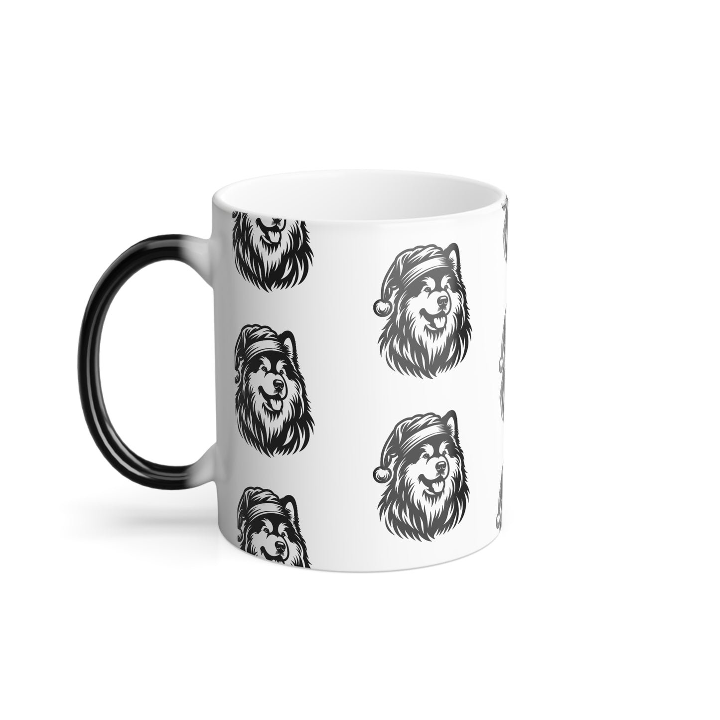 Santa Paws Malamute Color Changing Mug
