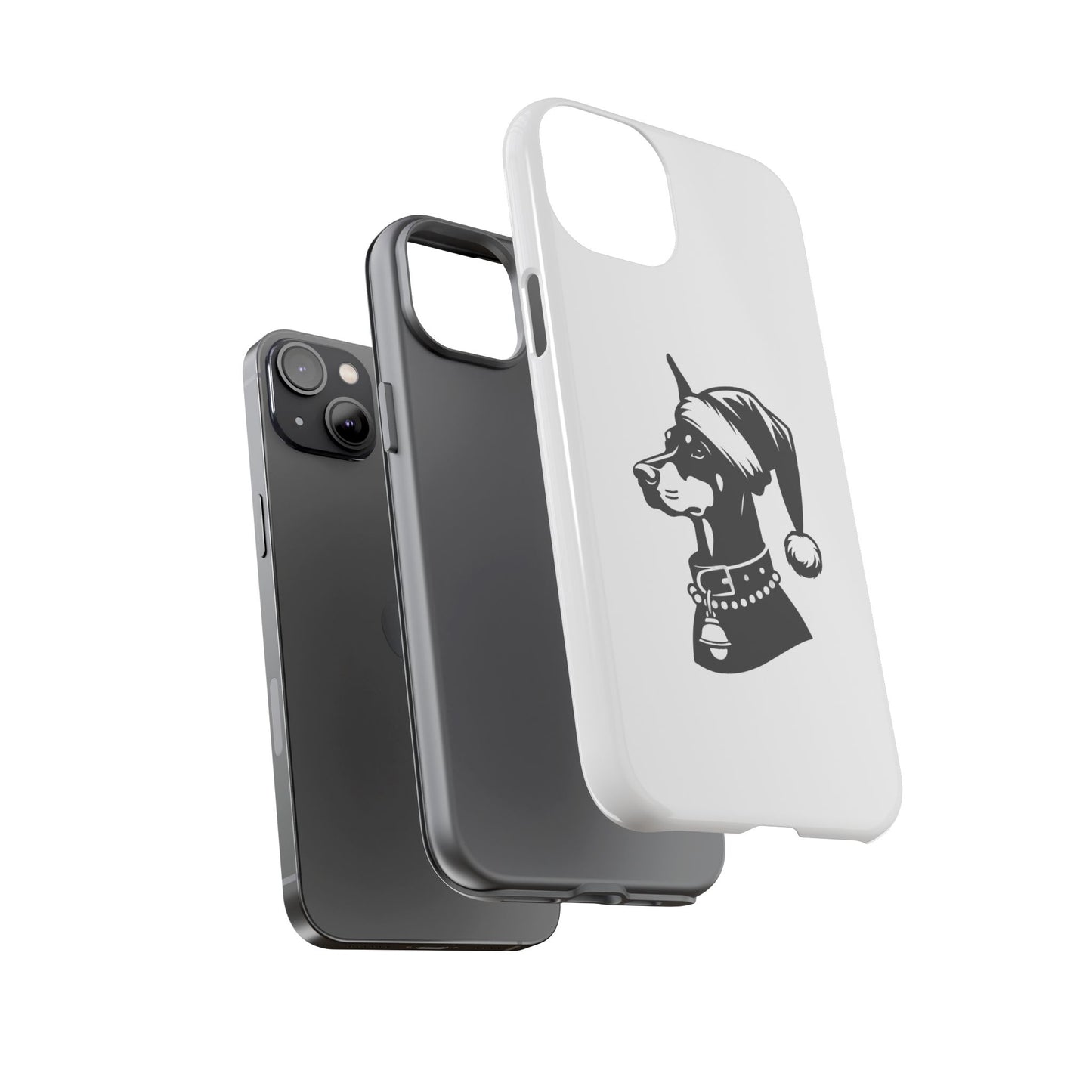 Santa Paws Doberman iPhone Case