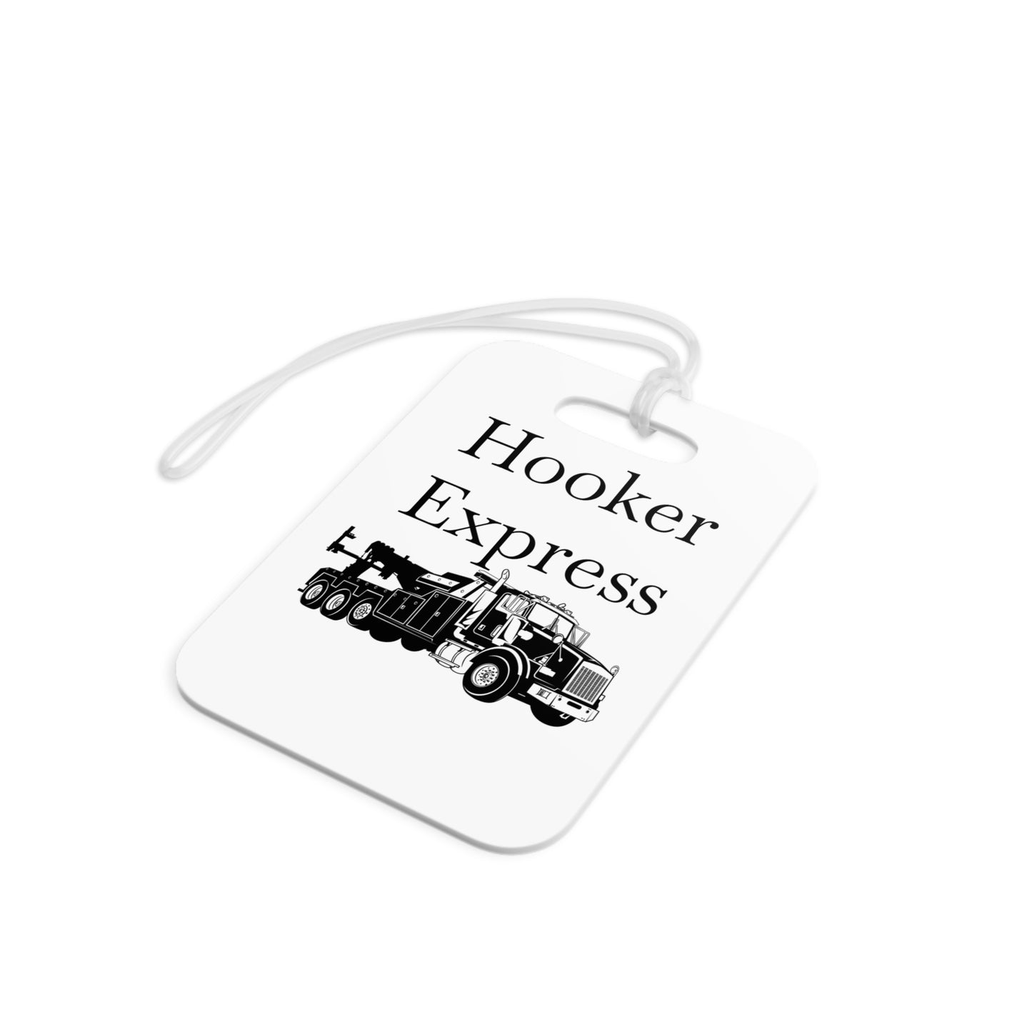 H**ker Express Heavy Tow Truck Luggage Tag