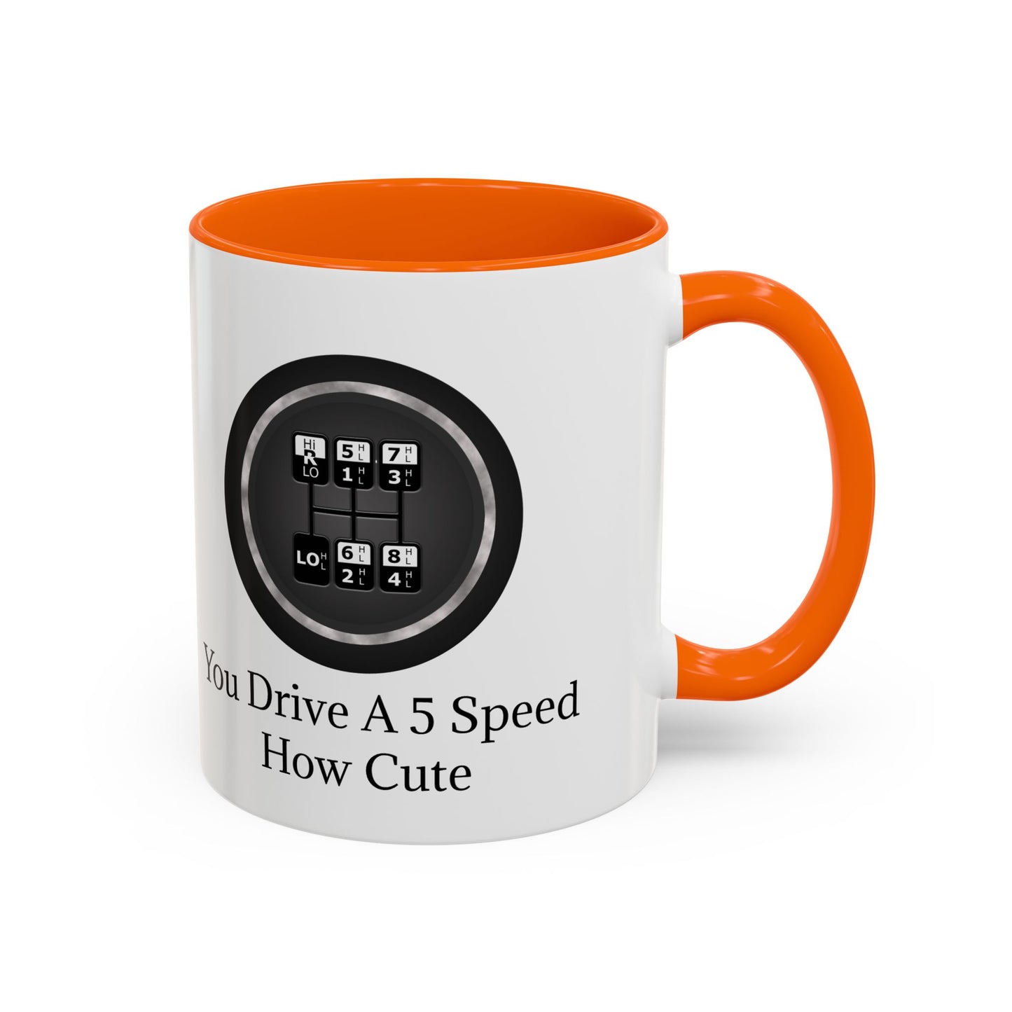 5 Speed How Cute 2-Tone Coffee Mug
