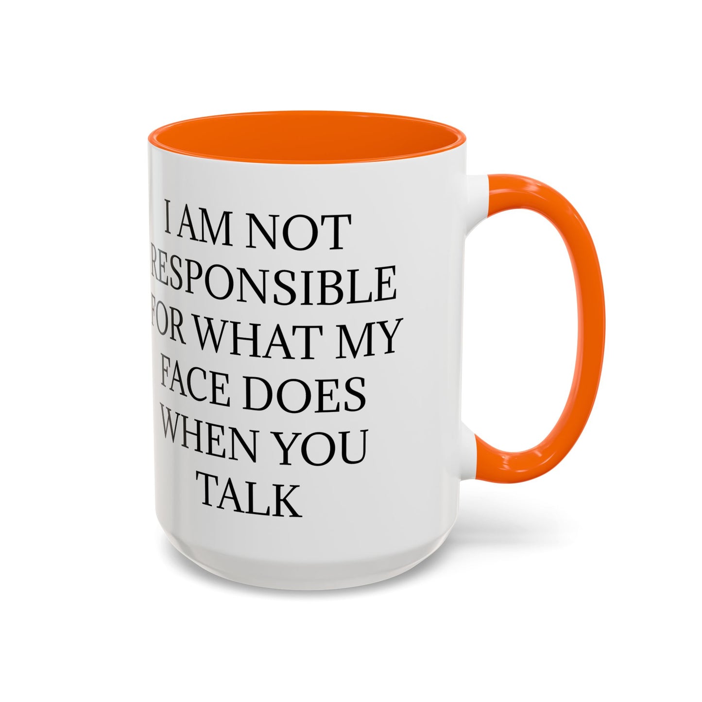 When You Talk 2-Tone Coffee Mug