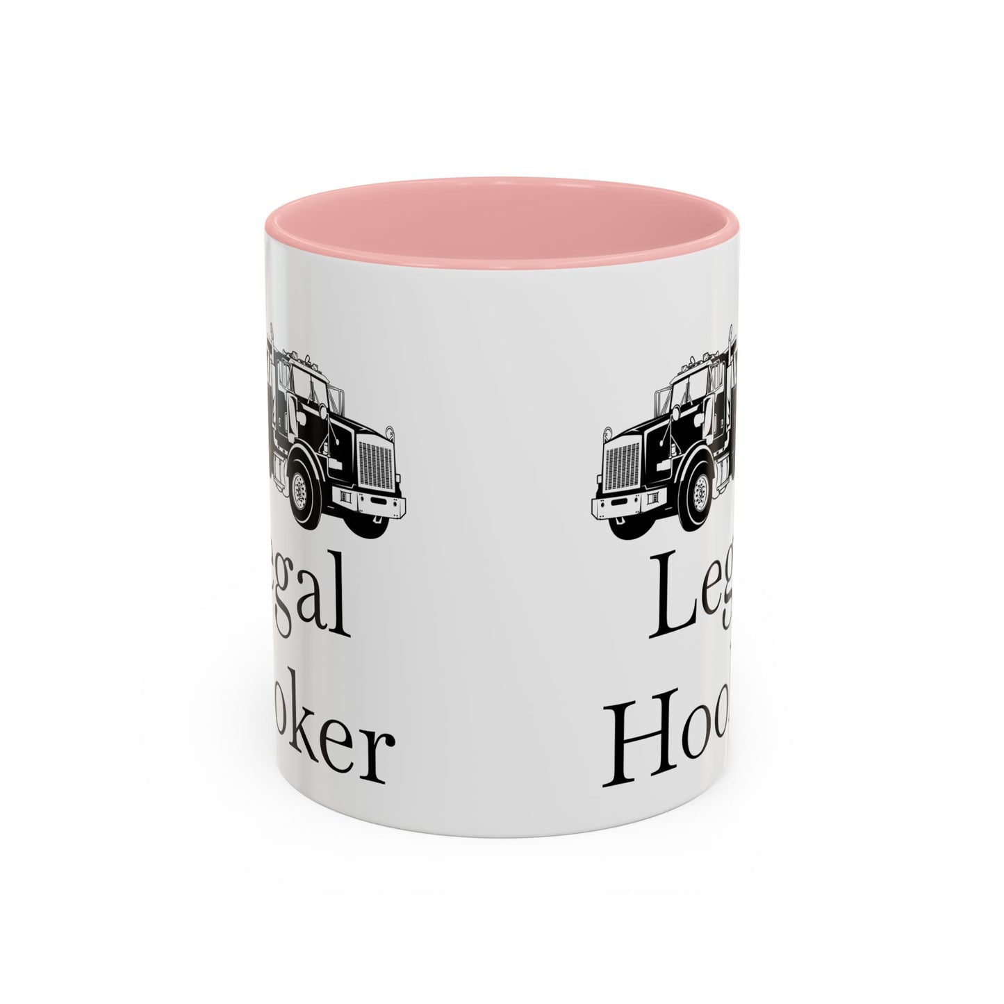 Legal H**ker Heavy Tow Truck 2-Tone Coffee Mug