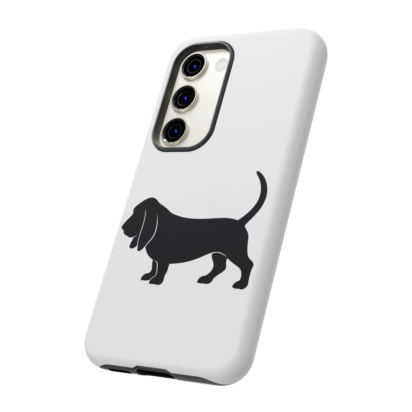 Basset Hound Silhouette Samsung Case