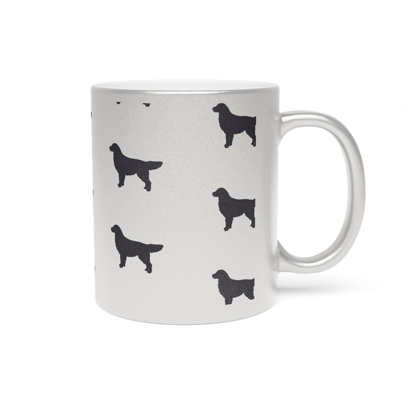 Golden Silhouette Metallic Coffee Mug
