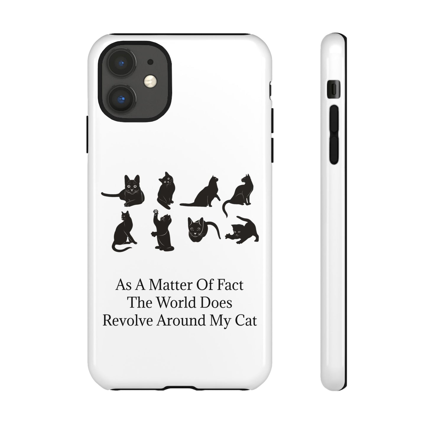 Matter Of Fact Cat iPhone Case