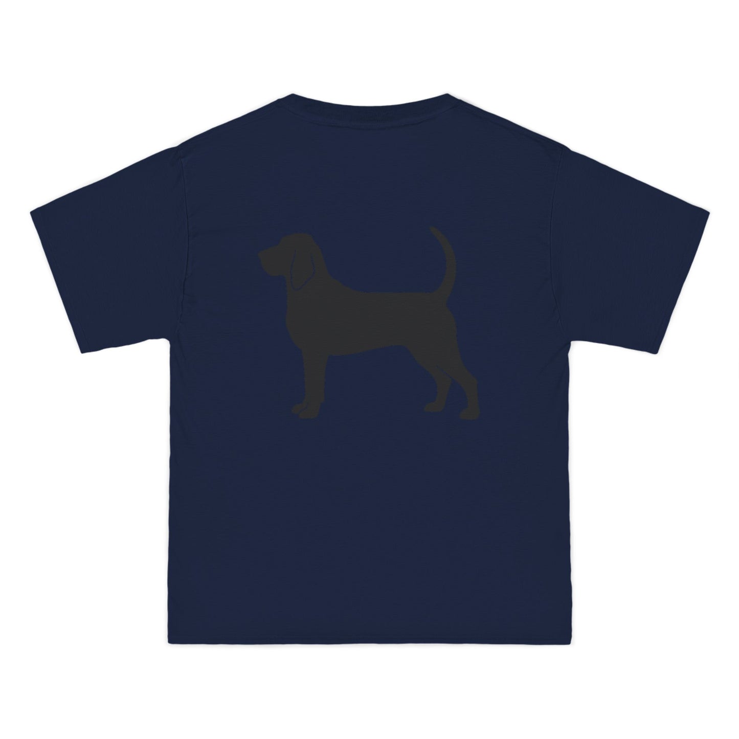 Bloodhound Silhouette Men's Short-Sleeve Crewneck Tee
