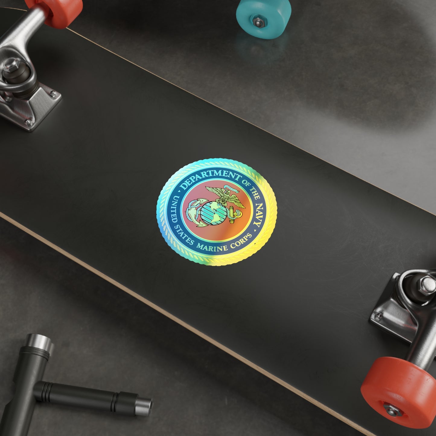 US Marine Corps Holographic Sticker