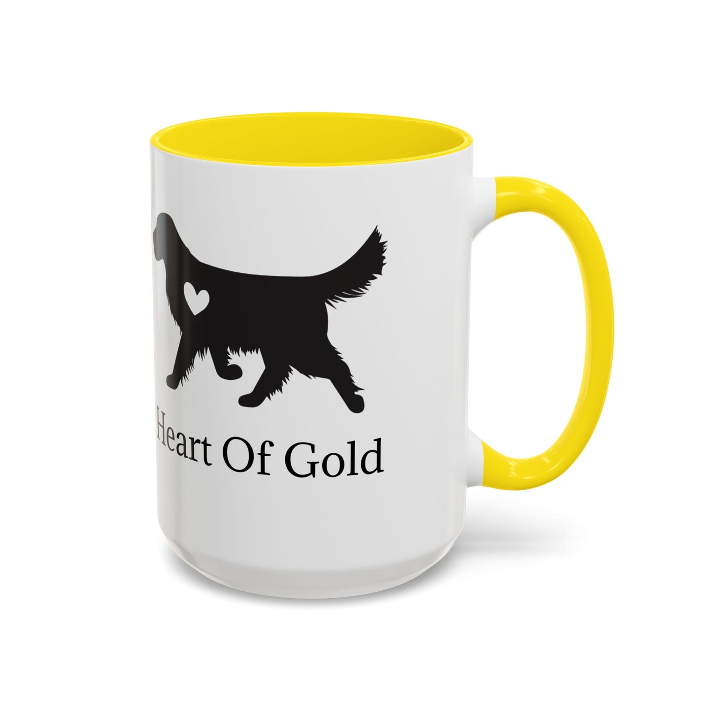 Heart Of Gold 2-Tone Coffee Mug