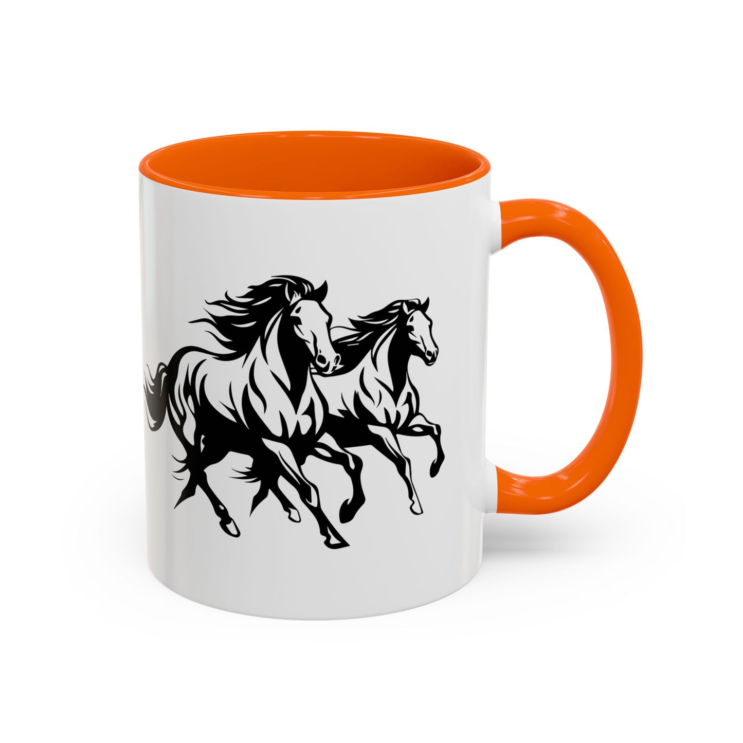 Horsin' Around 2-Tone Coffee Mug