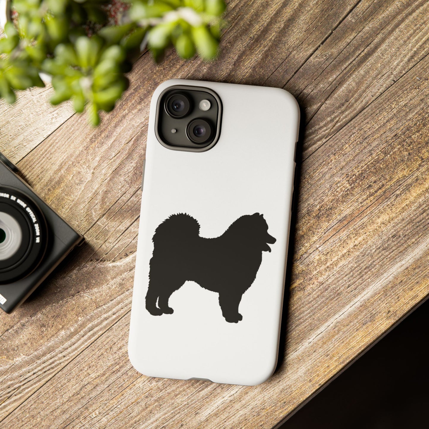 Samoyed Silhouette iPhone Case
