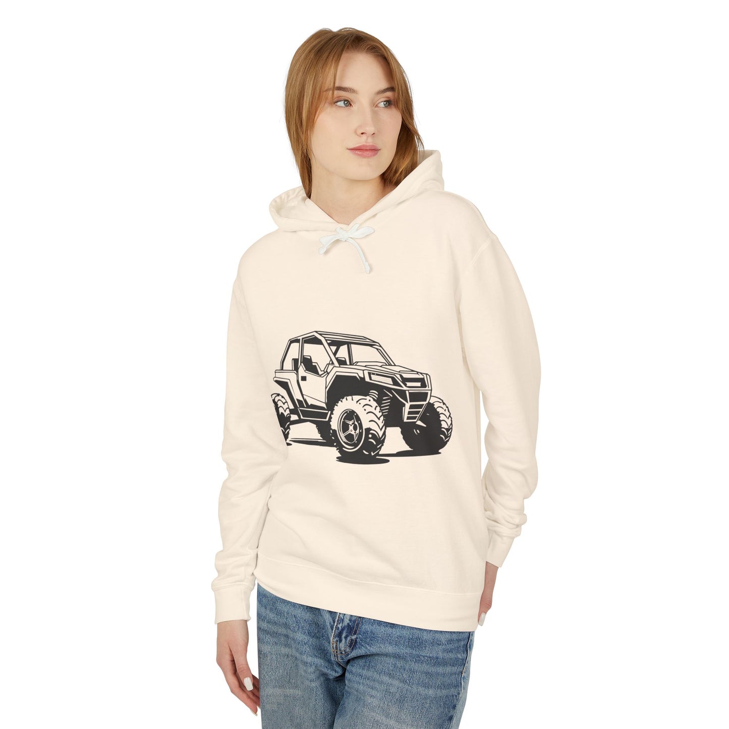 Off The Beaten Path Side By Side Unisex Lightweight Hoodie