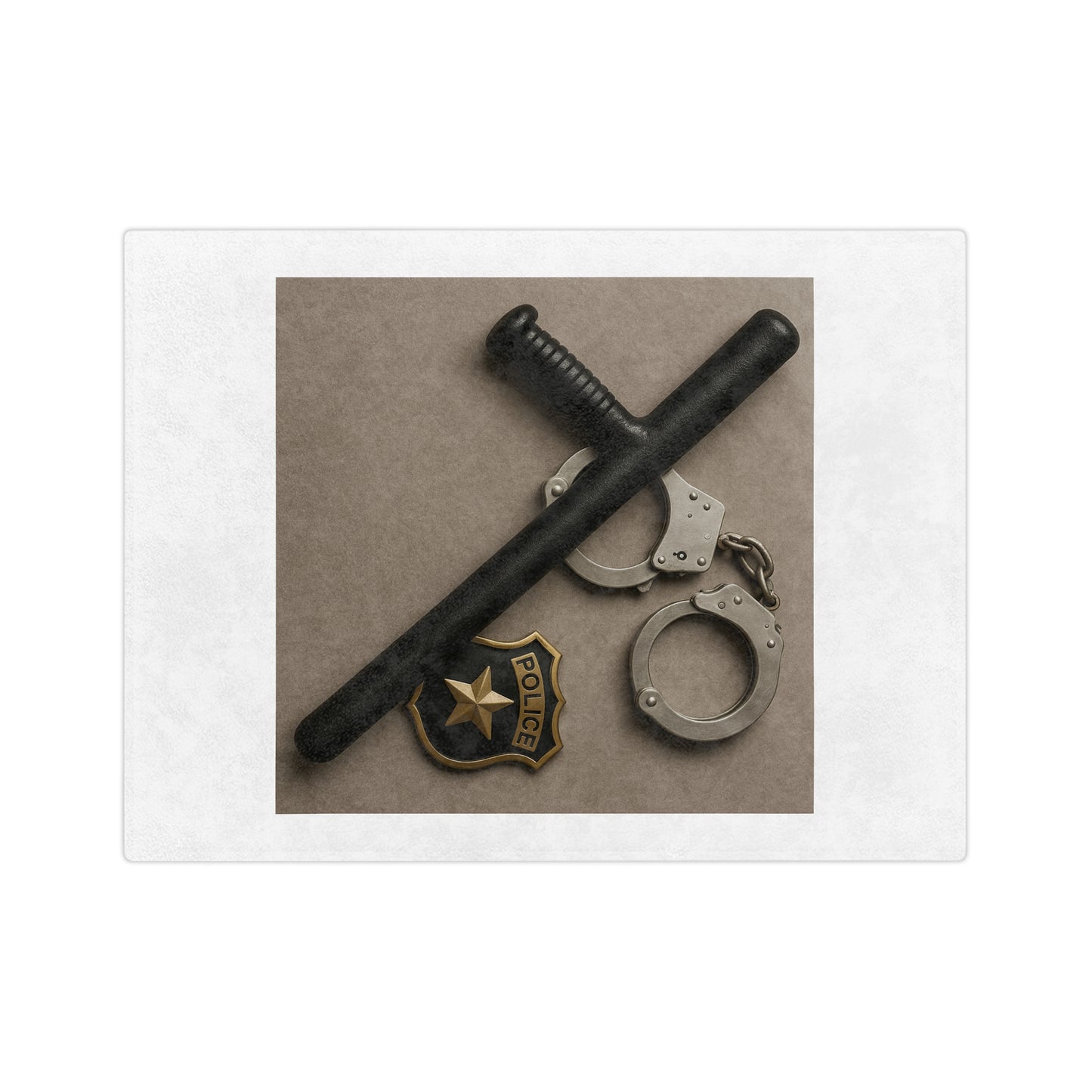 Law Enforcement Appreciation Velveteen Microfiber Blanket