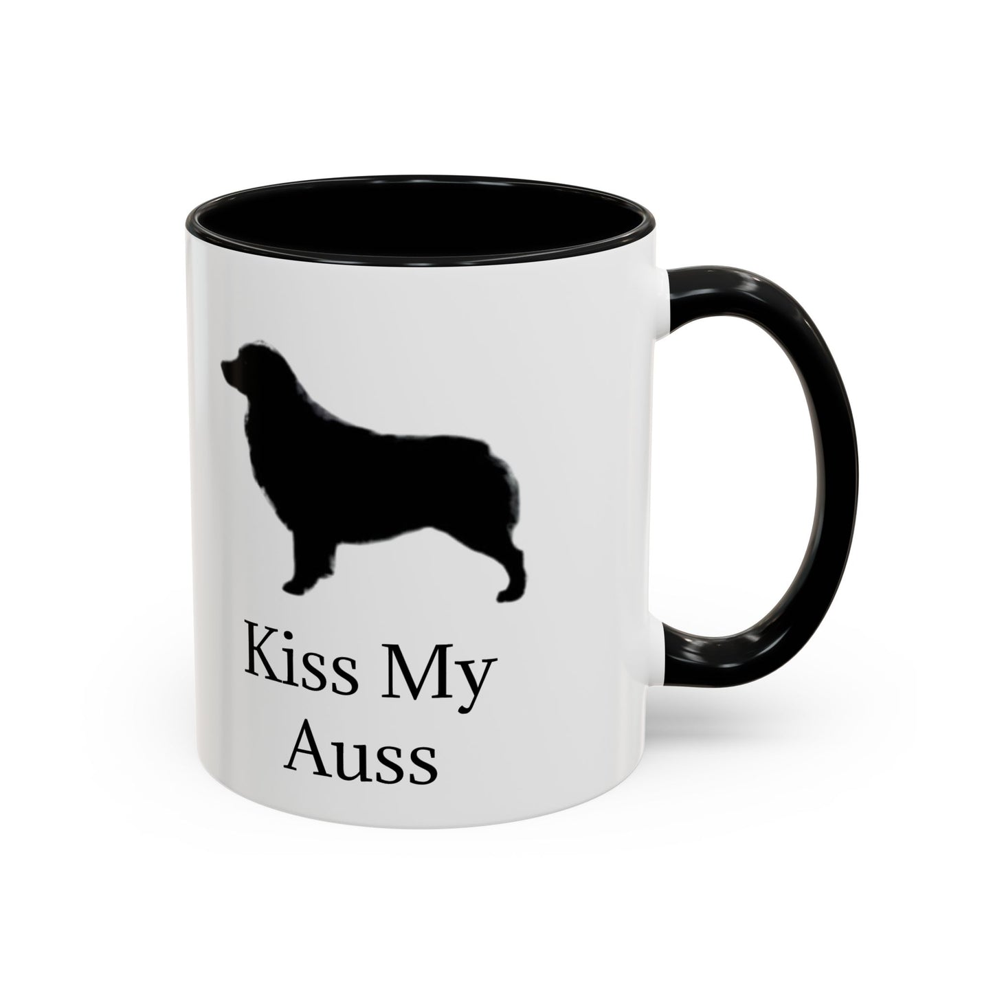 Kiss My Auss 2-Tone Coffee Mug
