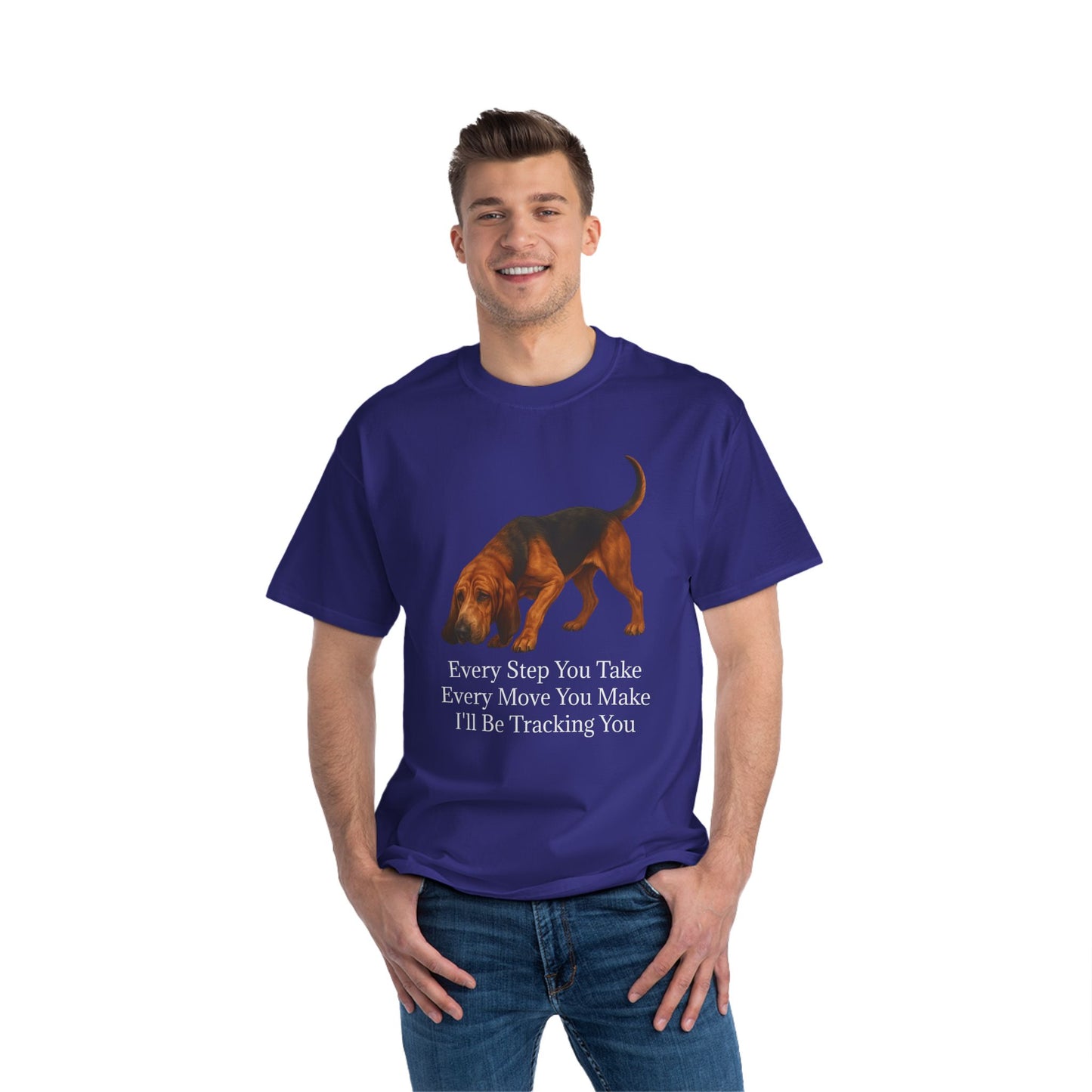 Tracking You Men's Short-Sleeve Crewneck Tee