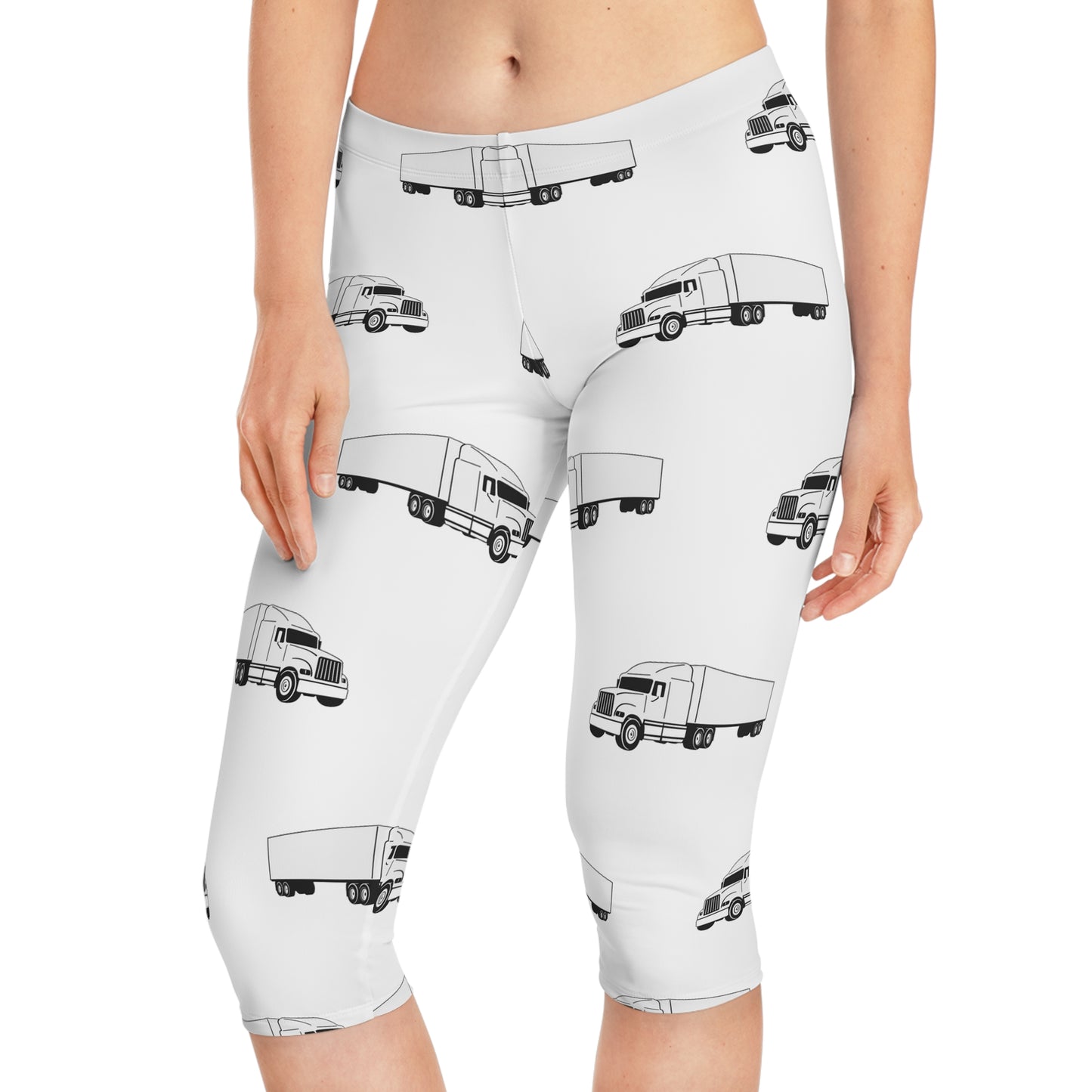 Semi Truck Women's Capri Leggings