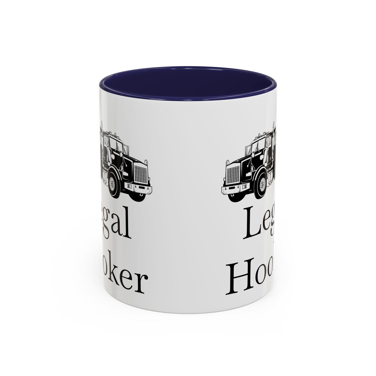 Legal H**ker Heavy Tow Truck 2-Tone Coffee Mug