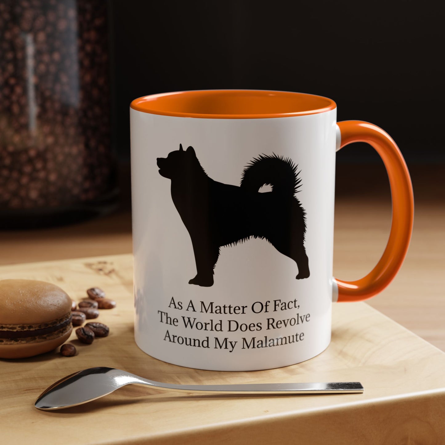 Matter Of Fact Malamute 2-Tone Coffee Mug