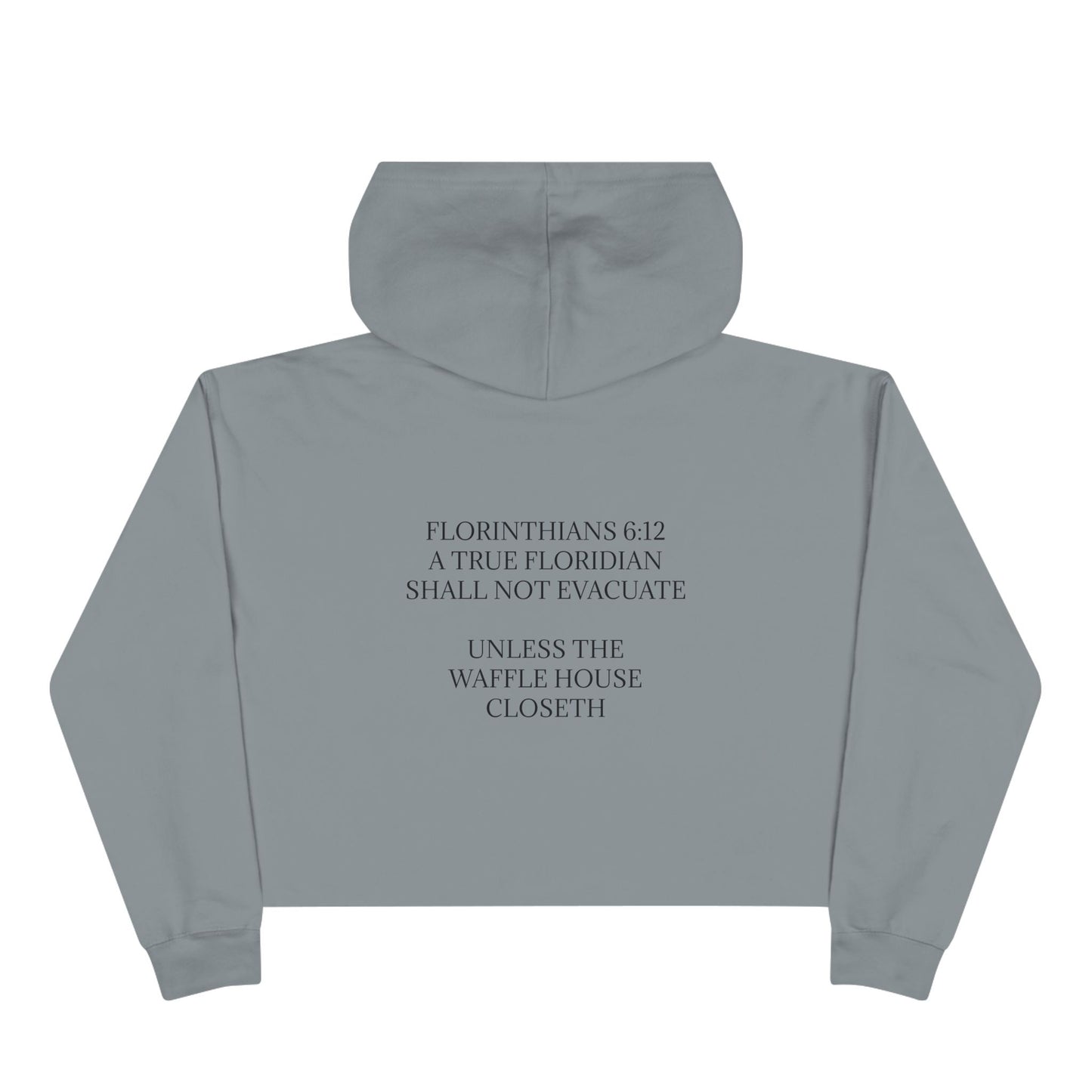 Florinthians 6:12 Women's Crop Hoodie