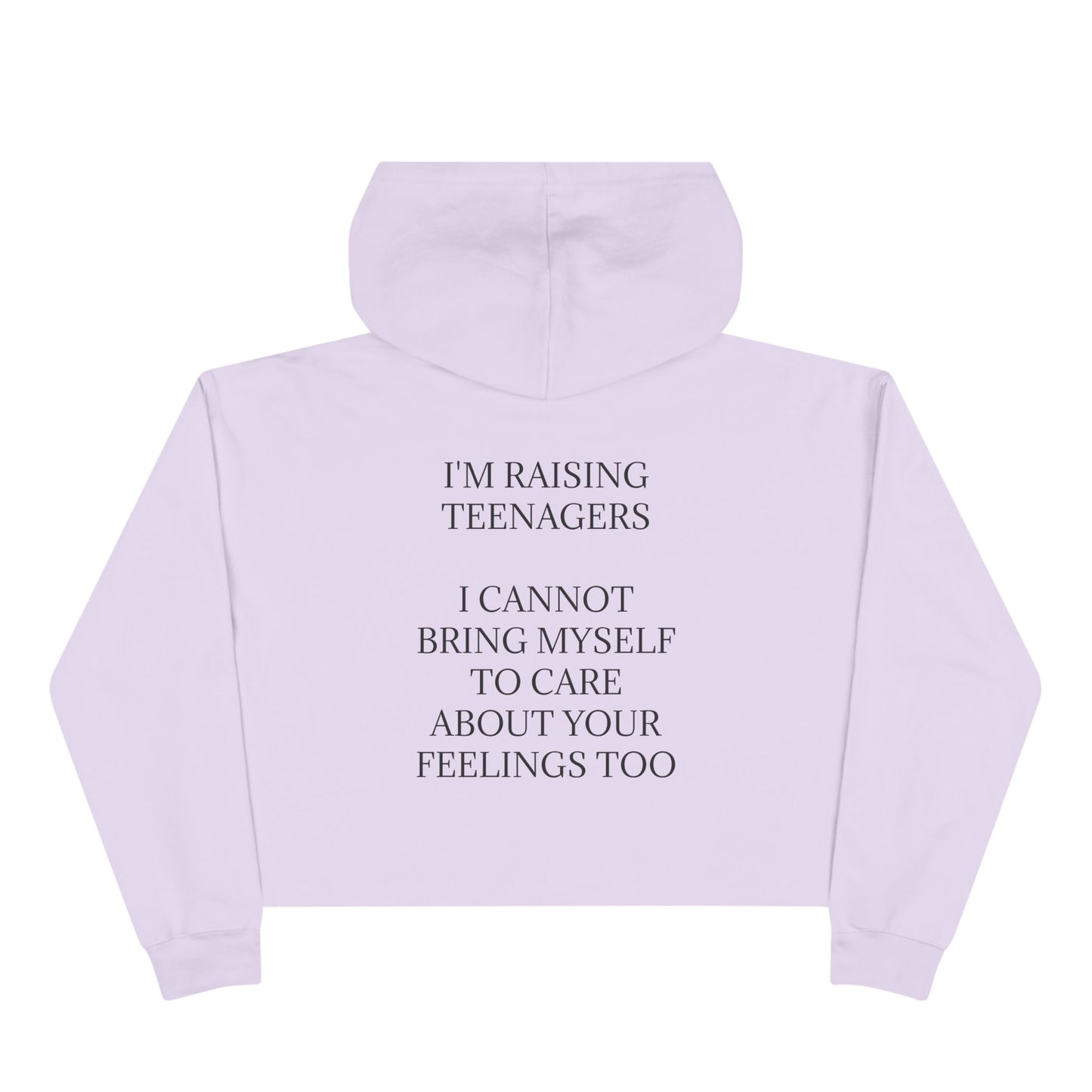 Raising Teenagers Women's Crop Hoodie