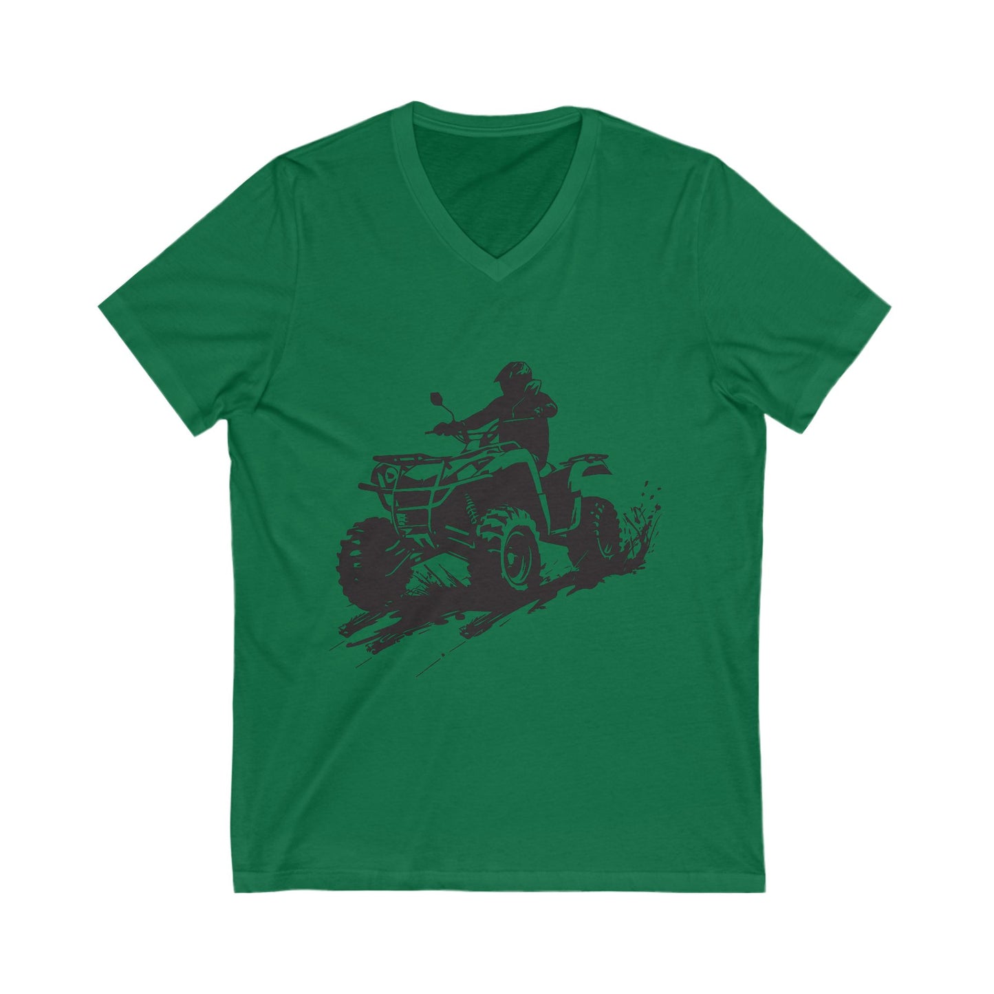 Slingin' Mud Quad Unisex Short Sleeve V-Neck Tee