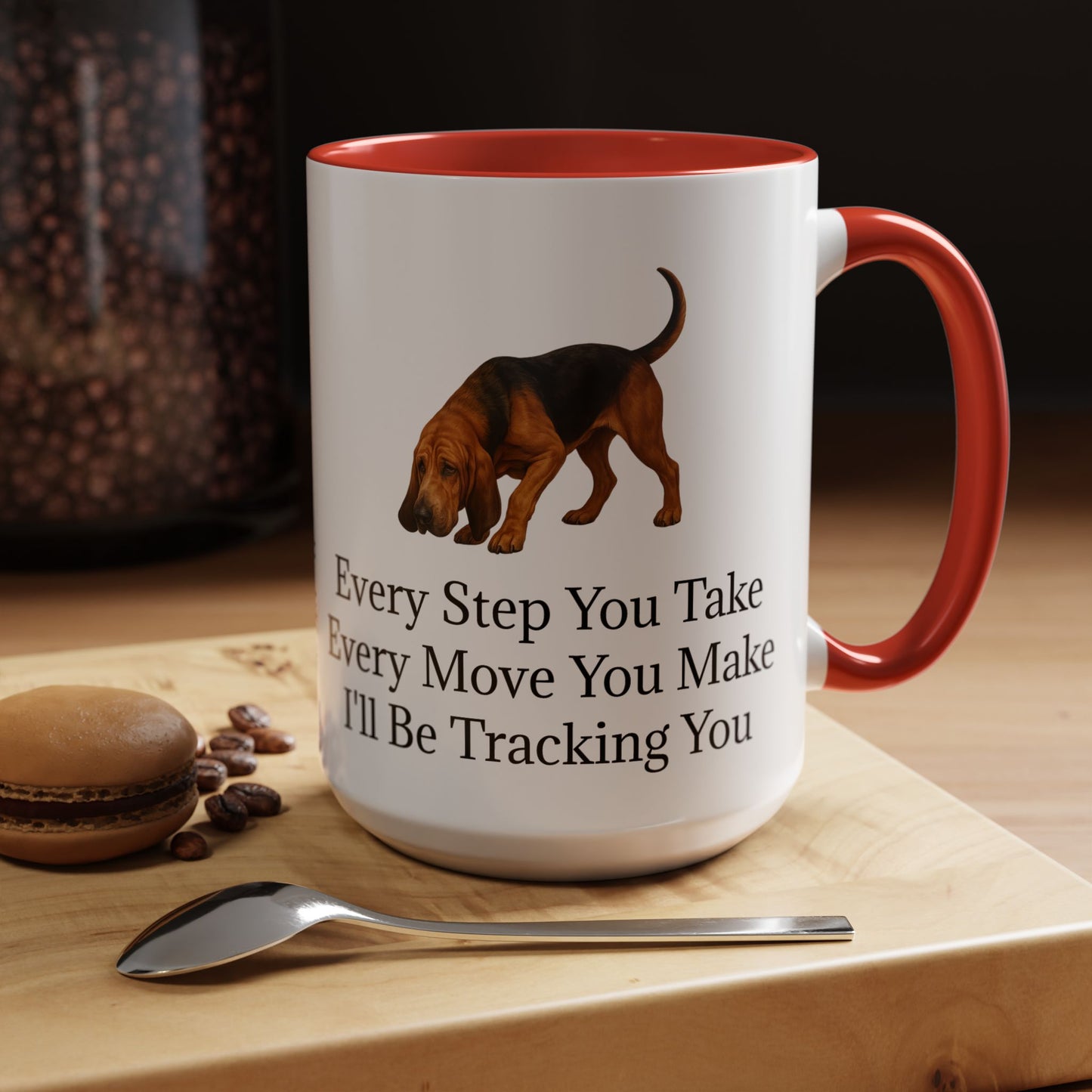 Tracking You 2-Tone Coffee Mug